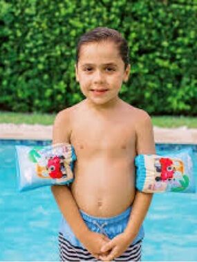 Little Tikes Fabric Covered Arm Floaties (Step 2 2-6 yrs)(Color:Beach Blue)(NWT)